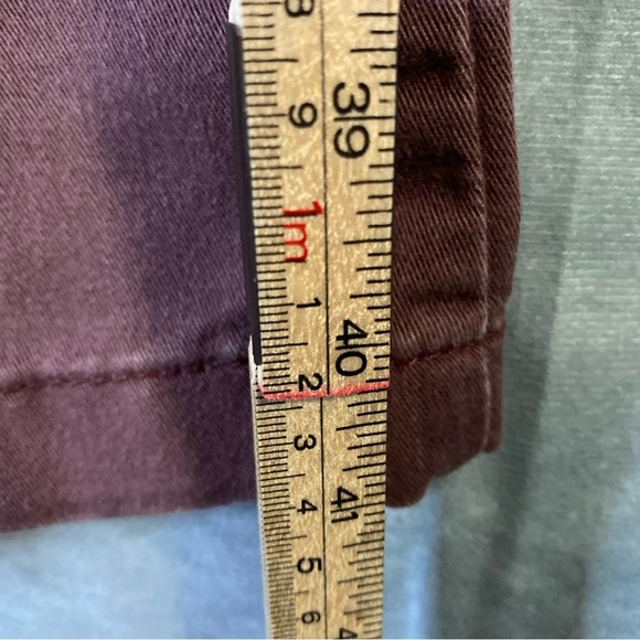 Vans Authentic Chino Pants Mens 34 Purple Slim Fit Flat Front Straight Leg Y2K - Picture 9 of 9